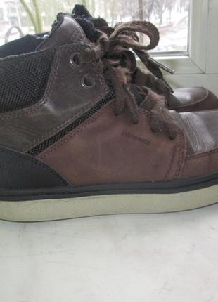 Кожаные деми ботинки geox 32 р