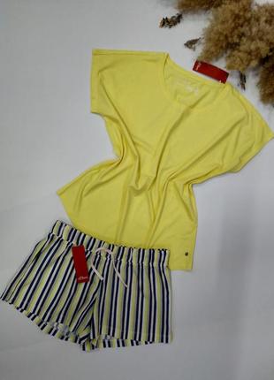 Яркая хлопковая пижама для девушки размер м. 46 s.oliver ak 41-417 фото