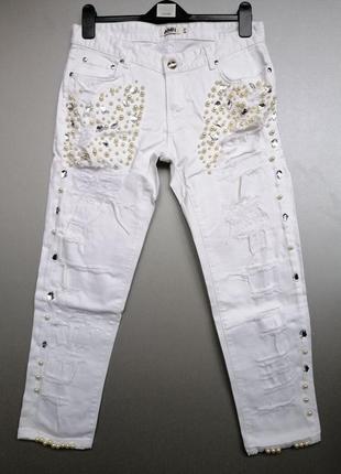 Бомбезные джинсы рванки amnezia 29 размер1 фото
