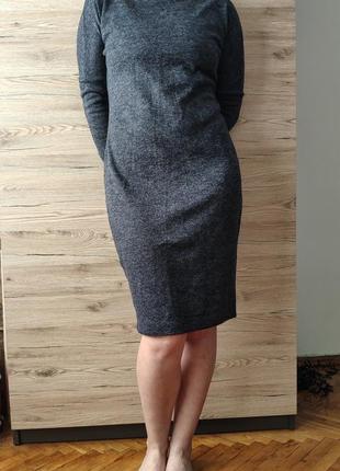Плаття до коліна гольф трикотаж м