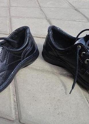 Туфли мужские черные - чоловічі туфлі чорні4 фото