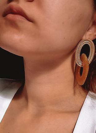 Масивные серьги