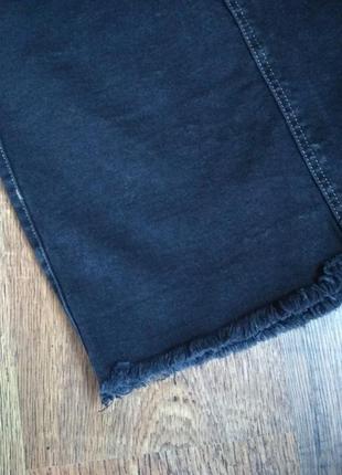 Zara юбка джинсовая, миди, высокая посадка7 фото