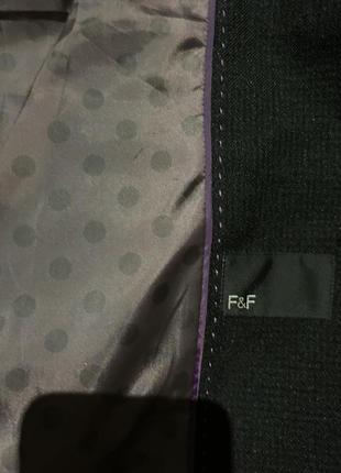 Классический оригинальный пиджак/жакет  бренд f&f9 фото