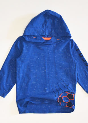 Синя футболка з капюшоном topolino на хлопчика 3 роки