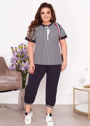 Костюм летний капри футболка