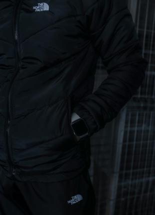 Комплект tnf куртка черная + штаны tnf + барсетка tnf в подарок!4 фото