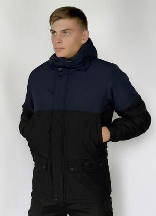 Демисезонная куртка waterproof intruder (синий - черный)