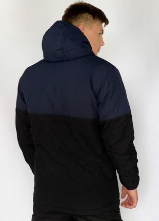 Демисезонная куртка waterproof intruder (синий - черный)6 фото