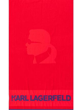 Брендовое пляжное полотенце karl lagerfeld beachwear kl20tw01 оригинал италия европа