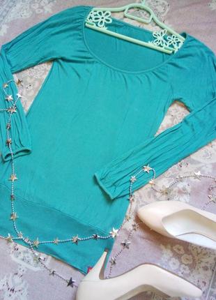 Кофта цвет бирюза