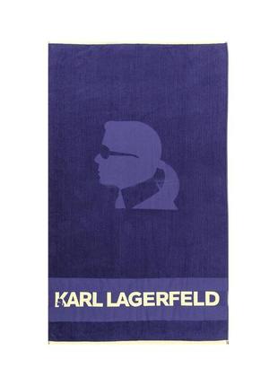 Нюанс! брендовое пляжное полотенце karl lagerfeld beachwear kl20tw01 оригинал италия европа