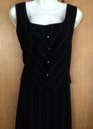 Винтажный классический  костюм двойка