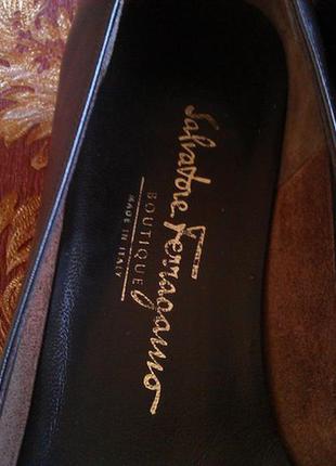 Туфли salvatore ferragamo! оригинал. италия. натуральная кожа.3 фото