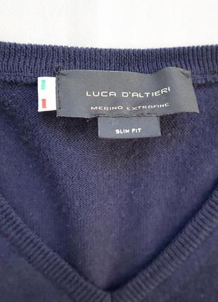 Італійський шерстяний джемпер luca d'altieri3 фото