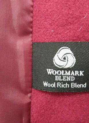 Шикарное шерстяное пальто woolmark bhs5 фото