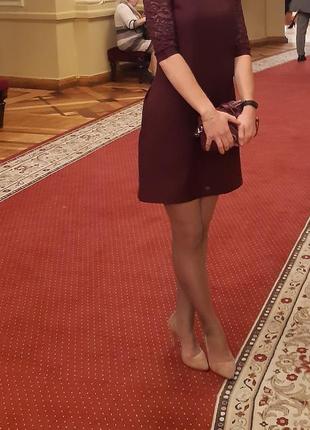 Сукня, сливового кольору