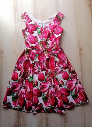 Шикарное платье в цветочный принт. нарядное плаття.сукня befree3 фото