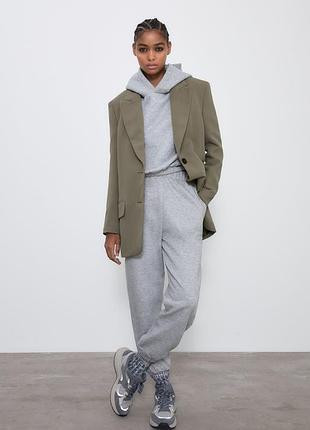 Подовжений піджак, блейзер оверсайз zara
