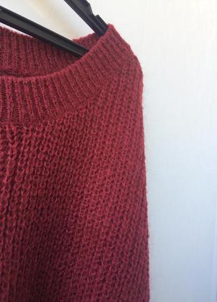Мохеровый свитер,джемпер,оверсайз h&m,40/l6 фото