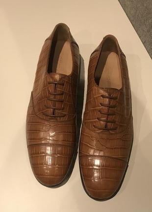 Мужские туфли из крокодиловой кожи джоржио армани3 фото
