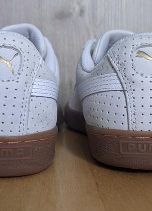 Кроссовки кожаные puma basket heart perf gum5 фото