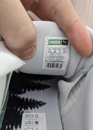 Кроссовки кожаные puma basket heart perf gum7 фото