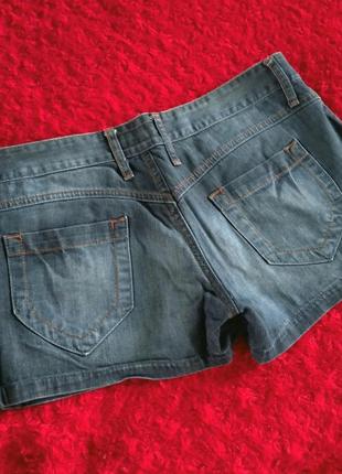 Котоновые джинсовые шорты zara3 фото