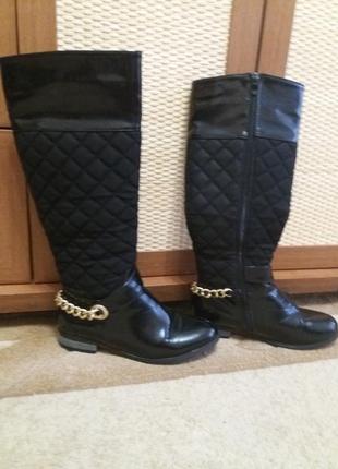 Фирменые непромокаемые утепленные сапоги  38р см.замеры