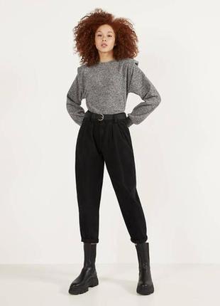 Джемпер серый bershka s
