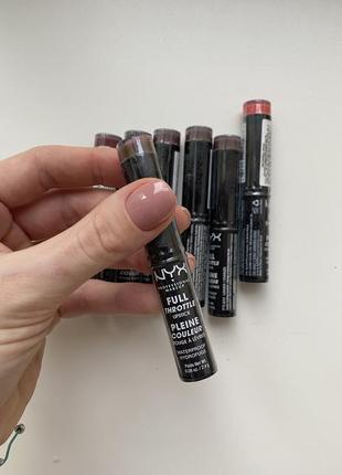 Nyx full throttle lipstick помада для губ глянцевая водостойкая