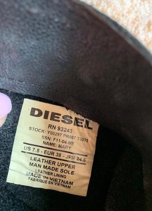 Брендові черевики diesel, 38 р-н, оригінал2 фото