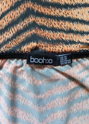 Спідниця літня, тигровий принт, від boohoo, р. 14/xl3 фото