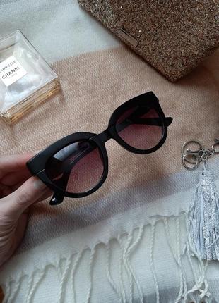 Чорні,стильні окуляри3 фото