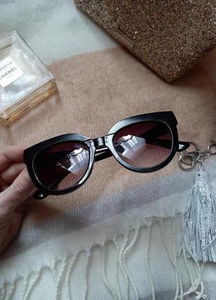 Чорні,стильні окуляри2 фото
