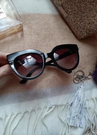 Чорні,стильні окуляри6 фото