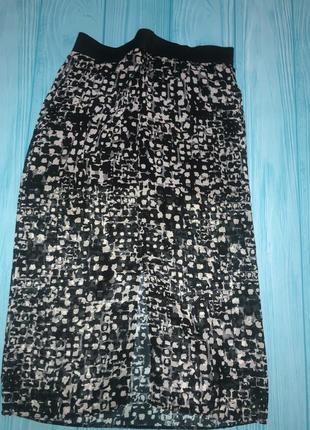 Шифоновая юбка макси