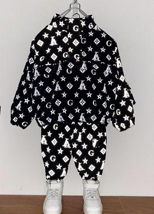 Костюм деми со светоотражаючим еффектом