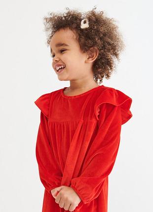 Красивое красное платье на девочку 86 р 12-18 мес reserved