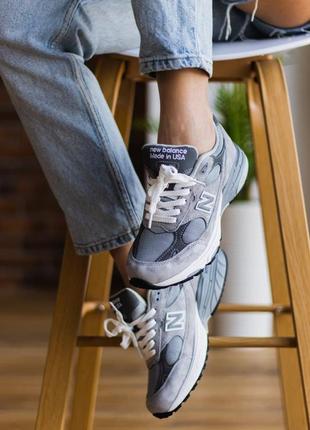 Женские кроссовки new balance 993 grey