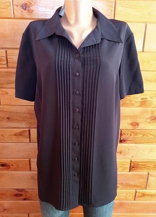 Bonmarche . темно синяя блузка рубашка сорочка . новая с биркой