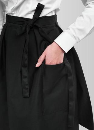 Фартух сукня vanilla чорний | фартуки7 фото