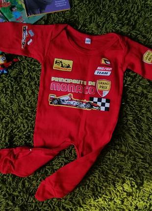 Человечик (комбинезон, боди) рр0-3мес новый