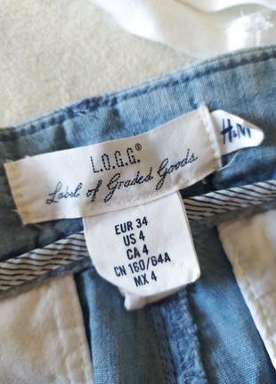 Летние шорты чиносы из хлопка бренда l.o.g.g. h&m5 фото