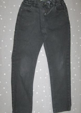 Стрейчевые джинсы скинни для мальчика 8-9 лет 134см