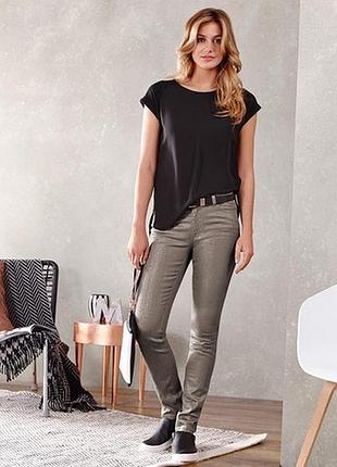 Классные джинсы с напылением slim fit от tchibo р. 36 евро. наш 42