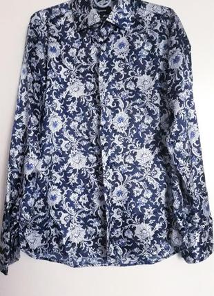 Рубашка стильная, slim fit