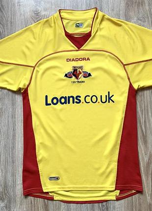 Коллекционная футбольная джерси diadora watford 2006/07 home 125 years football shirt