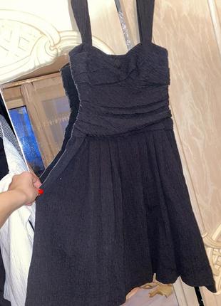 Продам оригинальное коктейльное платье сарафан moschino3 фото