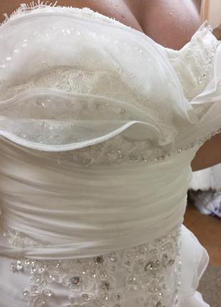 Новое белое свадебное платье4 фото